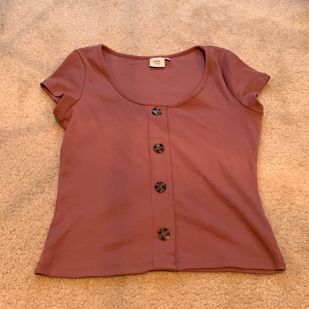 blouse with buttons